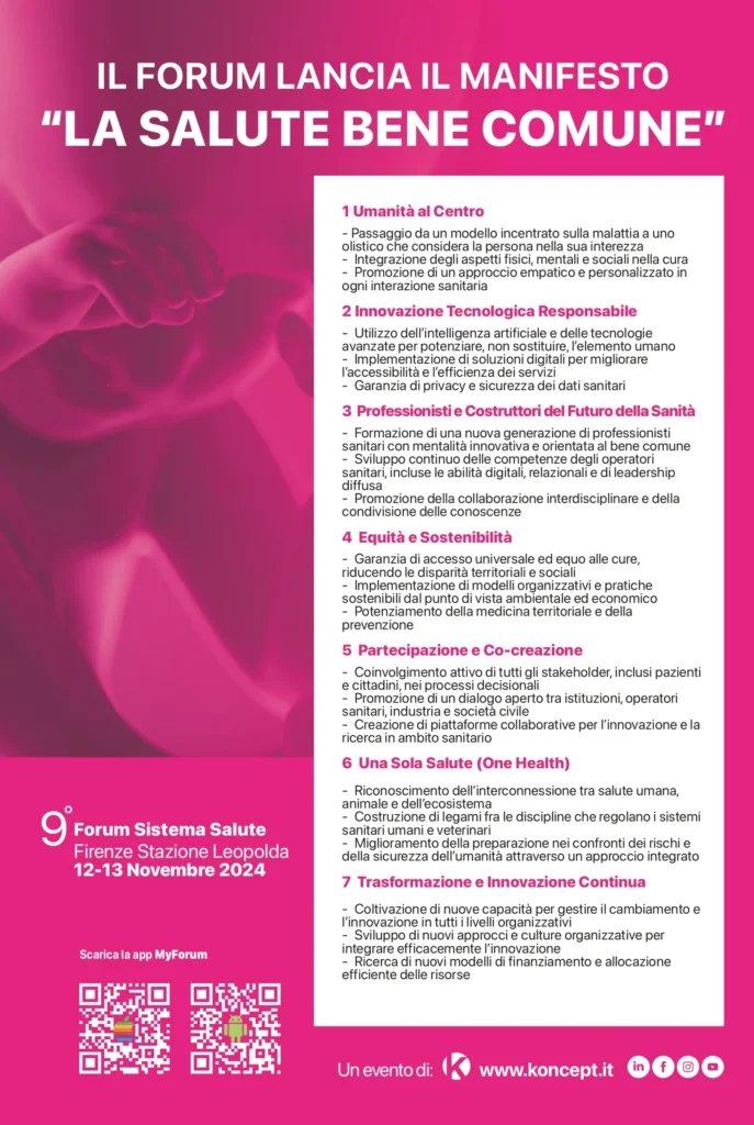 manifesto salute bene comune